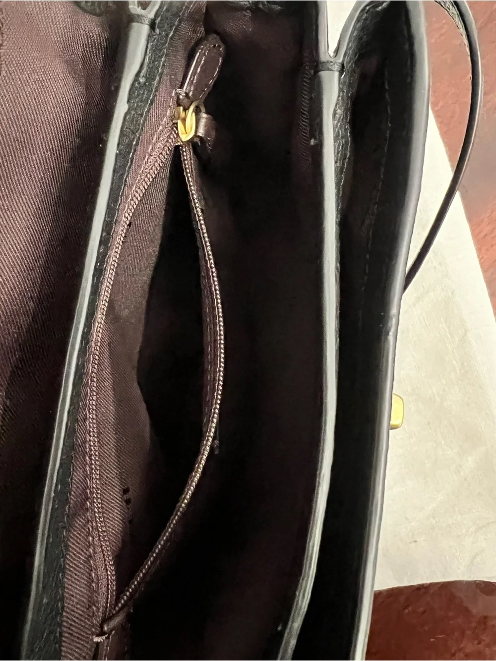 Coach Black Pebbled Leather Top-Handle Satchel with Gold Hardware